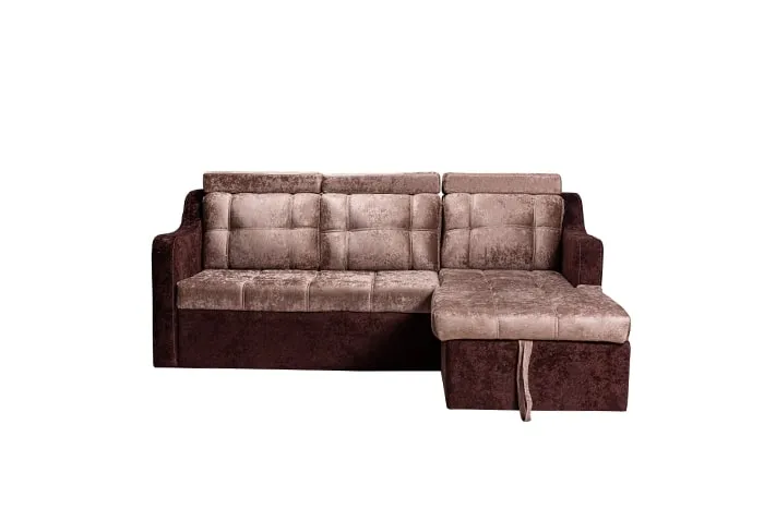 VIVDeal Mixed Brown Lounger with Storage